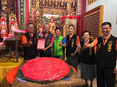 為神農大帝祝壽　中市120斤紅龜粄吸睛